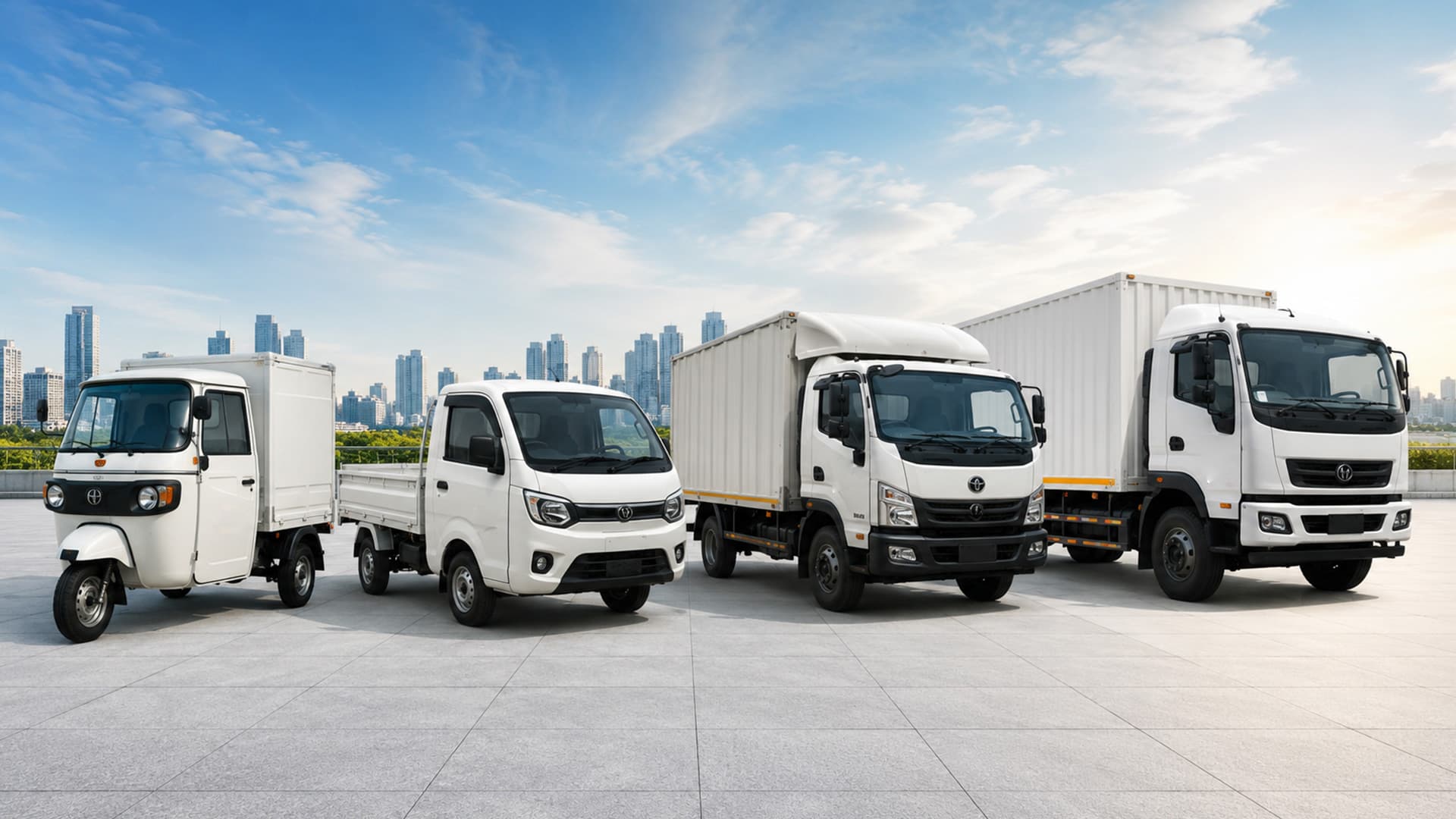 BGTS fleet — 3-wheeler to trailer, every load covered